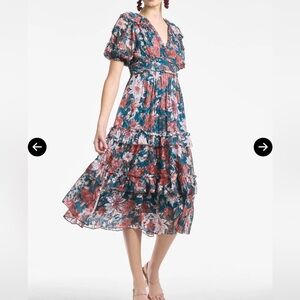 Sachin + Babi Floral Veronica dress nwt size 4